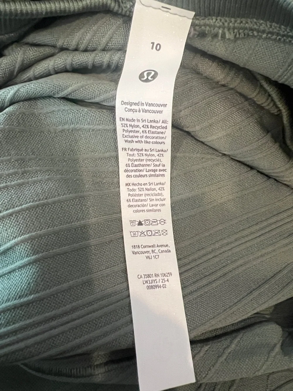 Lululemon Rest Less Pullover Green Sage Seamless Long Sleeve Thumbhole SZ 10 NWT